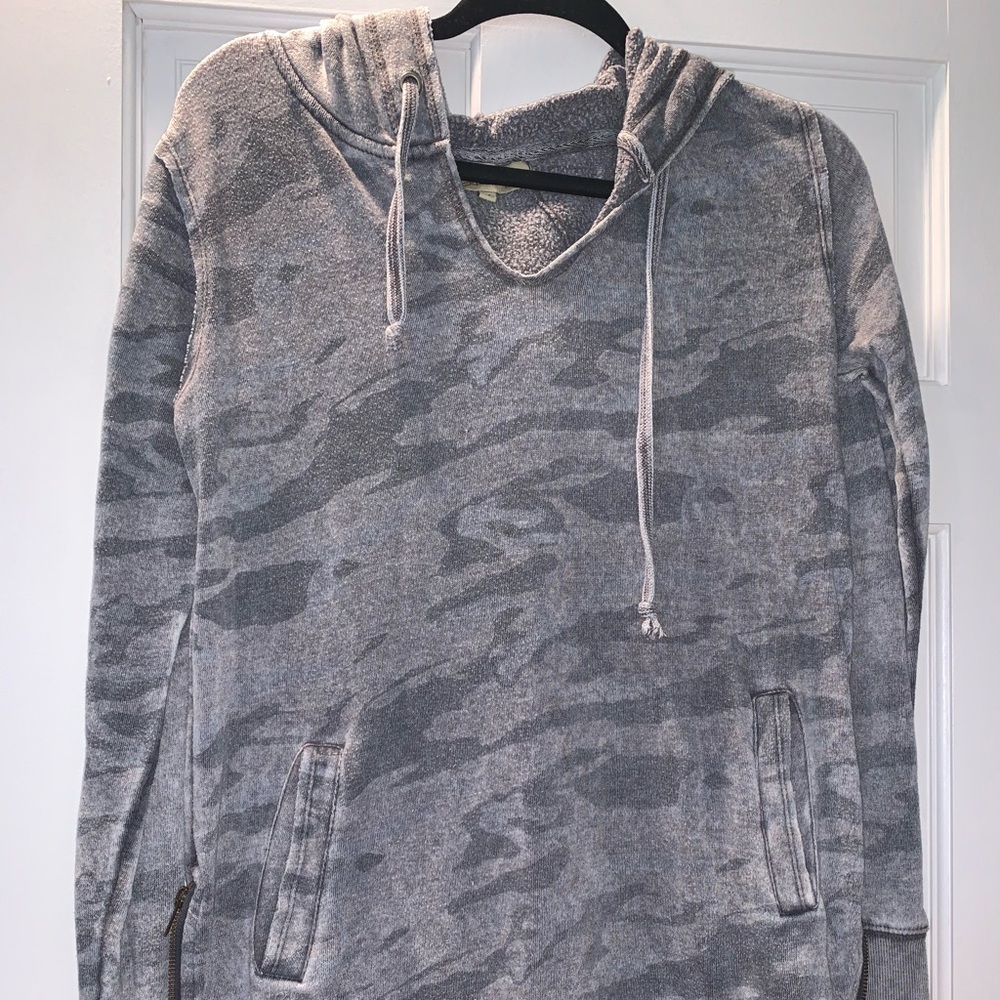Gray Vintage Havana Camo Hoodie